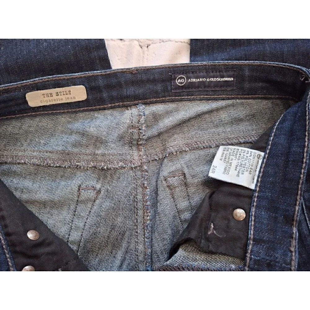 AG Adriano Goldschmied The Stilt Cigarette Jean/Pre-owned, Sz. 24R - Picture 5 of 5